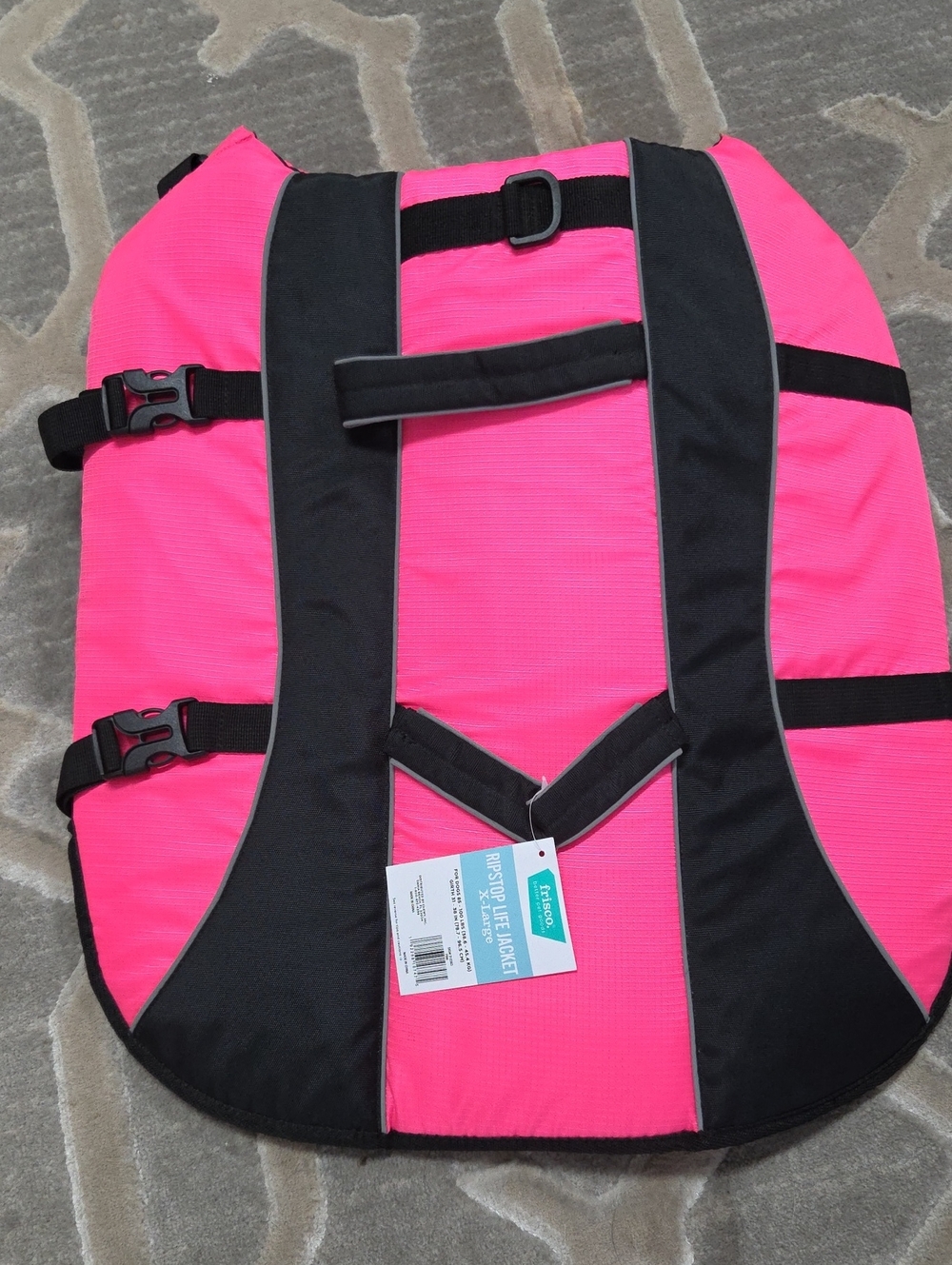 Unknown Brand Pink Dog Life Jacket with Secure Buckles
